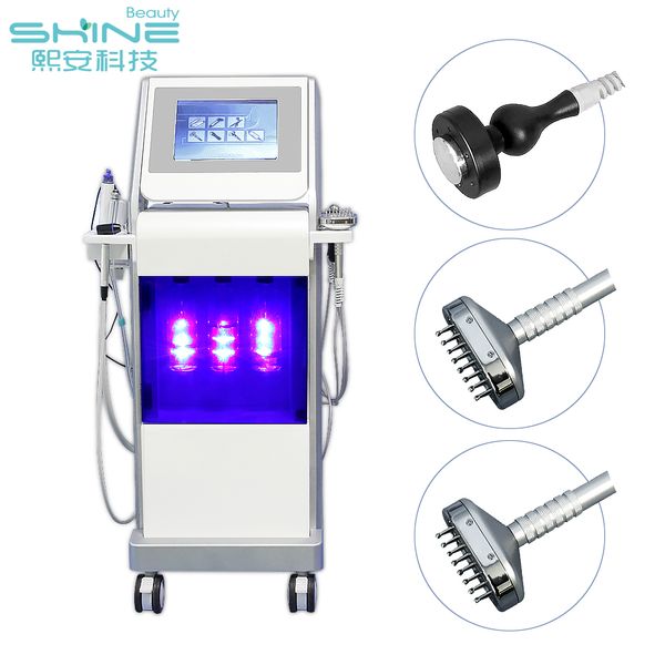 

aqua hydro dermabrasion facial machine with qxygen spray gun for facial machine skin cleaner for beauty shop equipment