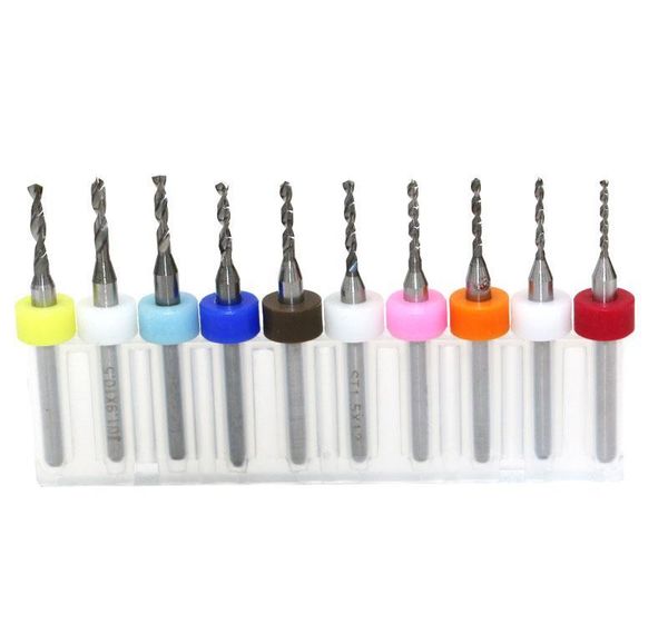 

carbide board highquality hard alloy tool drill tools print micro 2mm pcb 1.1- circuit bits 10pcs/set bbygf bwkf