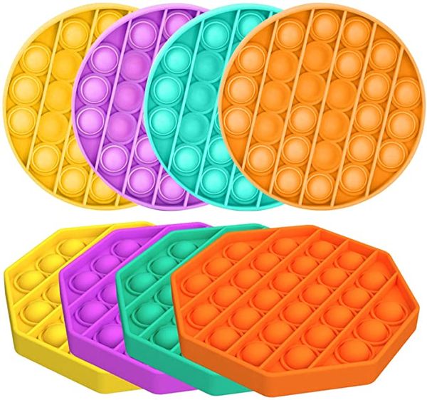 

dhl push bubble fidget toys pop it autism special needs stress reliever helps relieve stress and increase focus soft squeeze toy