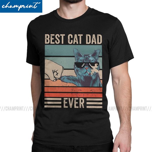 

vintage vintage cat dad ever cat dad fist bumb pure funny father daddy gift gift idea sport hooded sweatshirt hoodie men t shirt