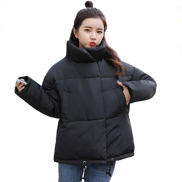 

autumn coat female stand collar winter women parka warm casual plus size overcoat jacket parkas