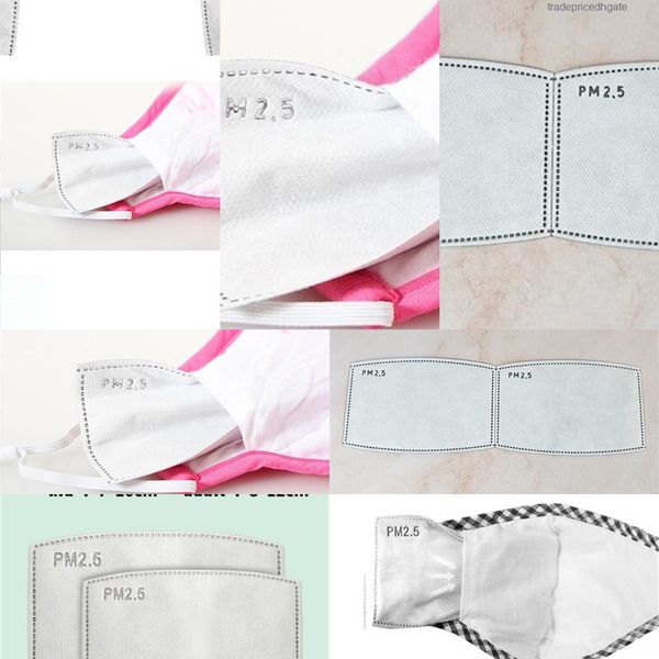

replaceable filter carbon designer activate famask mask face 5 ply pad pm2.5 with ca n3y4