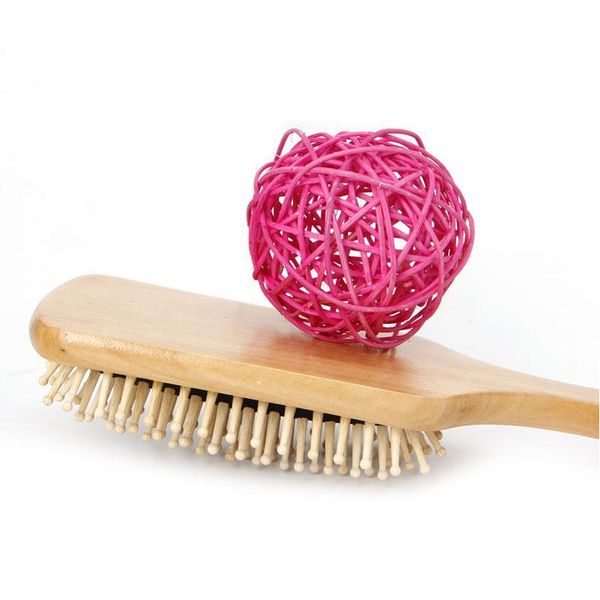 

professional wood paddle pin hair brush cushion massage hair comb brush heath professio jlllql, Silver