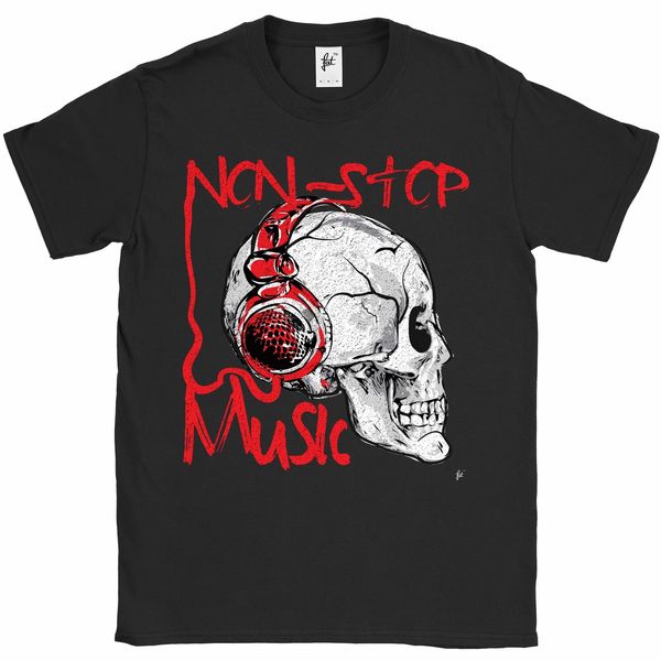 

music love non smusic headphone wearing skull gift present comfortable casual short sleeve print tees c sport sweatshirt hoodie t shirt