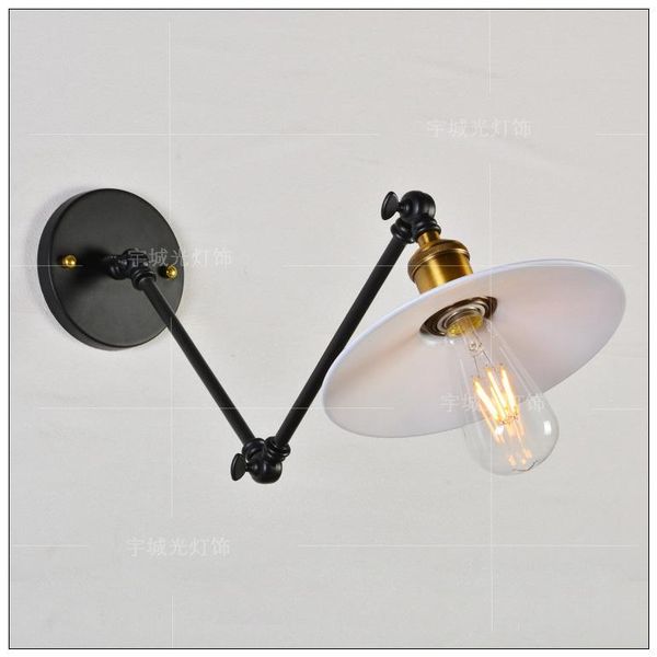 

wall lamp loft nordic decoration home crystal bedroom light gooseneck wood dining room bedside