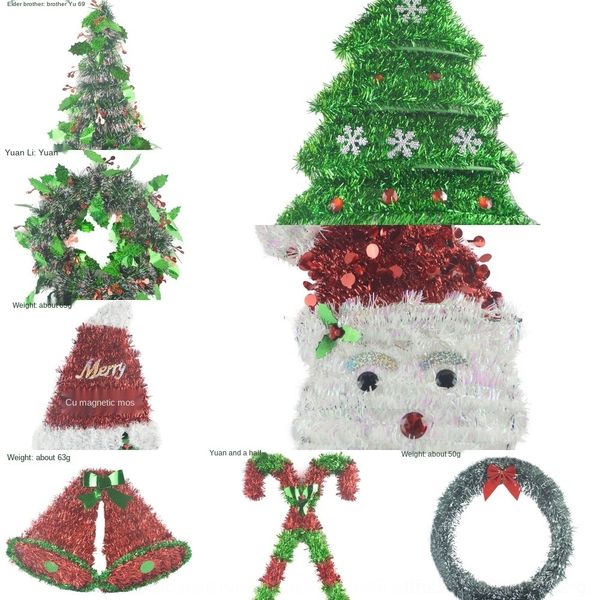 

scnm4 decorations flowers flowerspendant window door wreath pendant christmas wreath hanging flower ornament christmas doorbell snowflake 0i