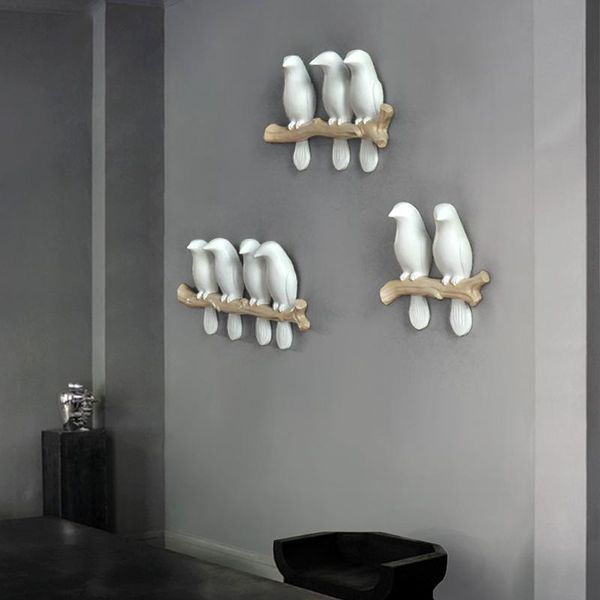 

спальня смола wall птица украшения для украшения отель home living tv номер креативный наклейки фона yxlhmk xhlight