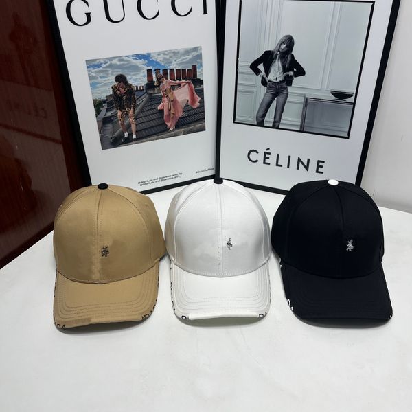 

new small fragrance baseball cap mens canvas ball hat luxe caps hats women fitted cap fashion fedora letter men casquette beanie bonnet, Blue;gray