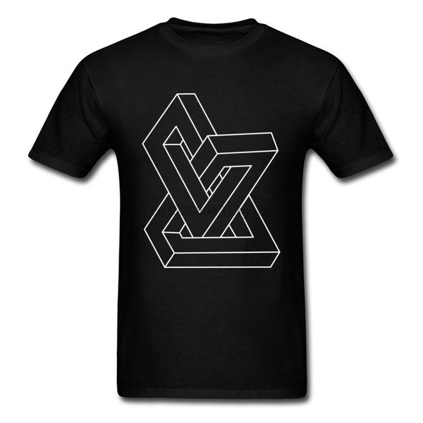 

geometry men optical illusion impossible figure picture new trends fashion clothes simple style hoodie designers t shirts sweatshirt