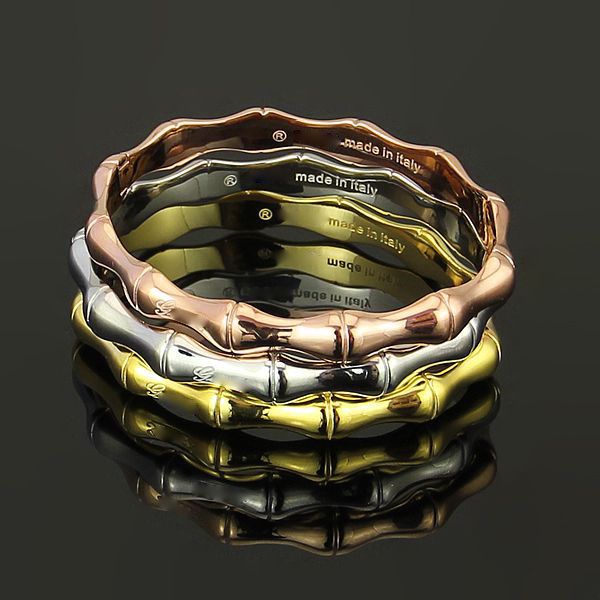 

fashion jewerly famous brand new style 18k rose gold plated 316l titanium steel love bangle bracelet for female couple woman, Black