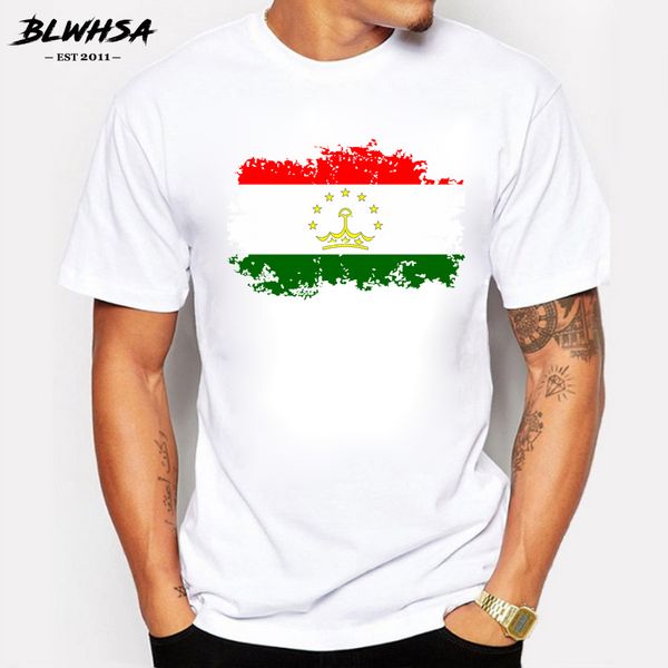 

sport blwhsa tajikistan summer t shirt diy custom made name number men t-shirt tajikistan national flag country clothing