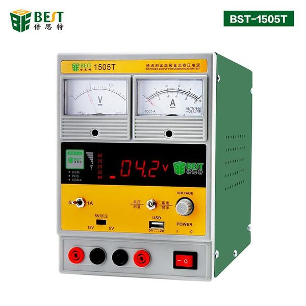 

professional hand tool sets bst-1505t adjustable dc regulated power supply digital display 15v5a phone computer repair signal test automatic