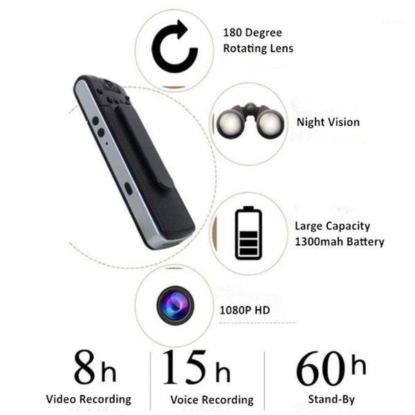 

night vision device mini camera 1080p micro video cam body camcorder bodycam microcamera digital monitor minicamera dvr camaras1