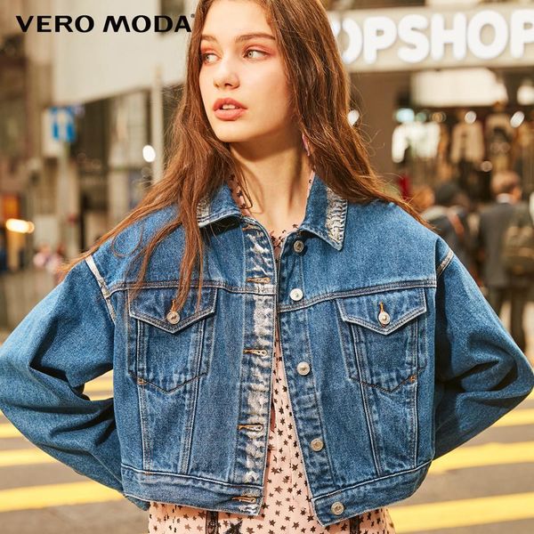 

vero moda women's 100% cotton denim coat | 319157517x1016, Black;brown