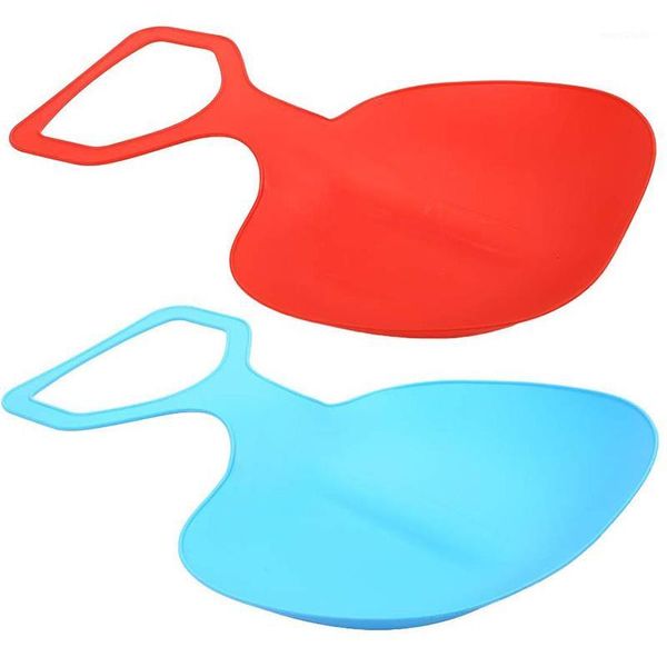 

thickened ski sled snowboard sleds skiing pad winter outdoor snow sport plastic boards sand grass snow sled for children1