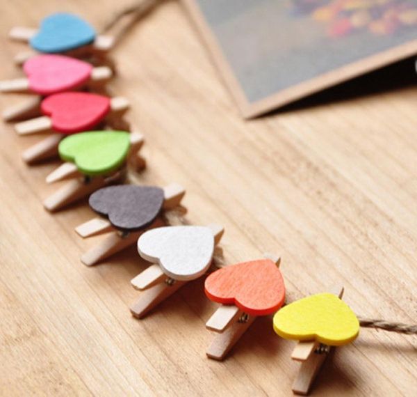 

mini wooden peg clips love heart shape p clamp holder crafts home wedding favor decor party sup wmtvrp xhhair