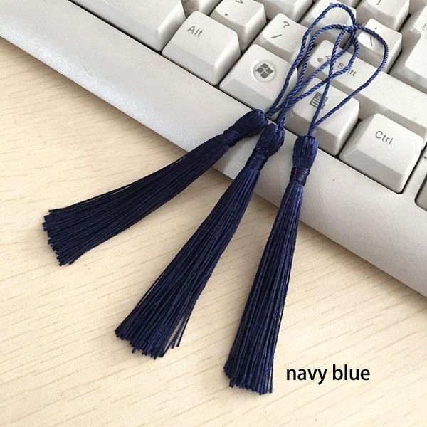 

wholesale 100pcs lot 8cm vertical tassel silk fringe sewing bang tassel trim decorative key tassels for curtain home decoration h jlliyq