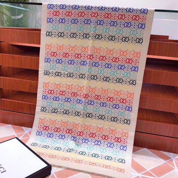 

designer scarf gg scarf 2020 cashmere blend scarf fashion stamped letter brand scarfs for women popular scarfs 180*65, Blue;gray