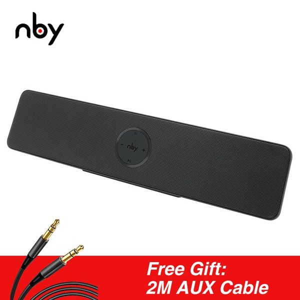 

nby 5530 portable bluetooth speaker for computer wireless loud speakers bass hifi stereo surround boombox fm radio support tws