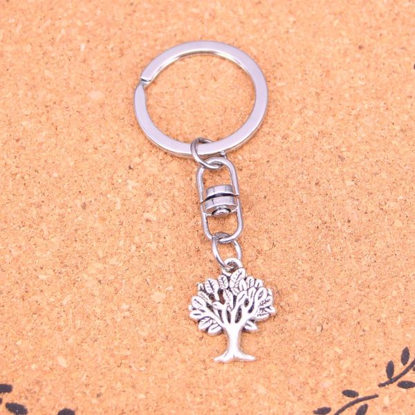 Fashion Keychain 22*17mm Life Tree Pingents