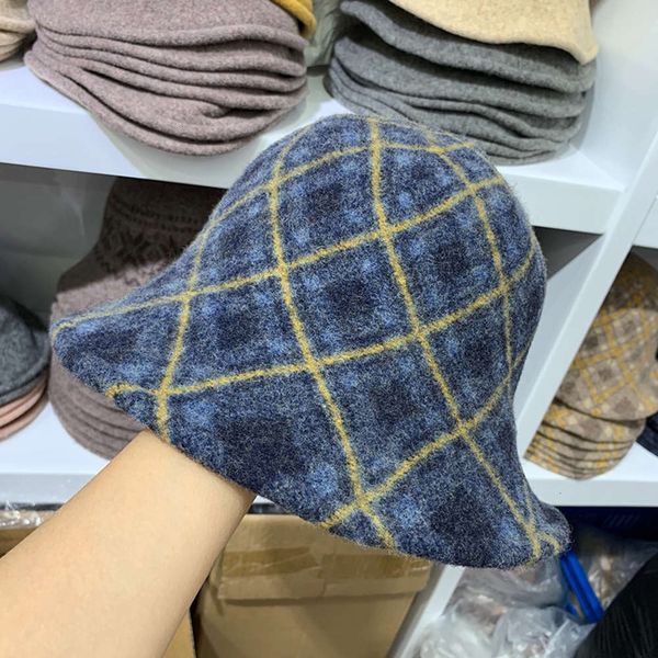 

quality jmx / high fisherman's hat for women in autumn and winter, Blue;gray