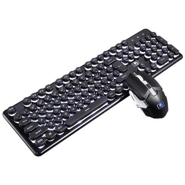 

wireless 2.4ghz ergonomic rainbow rechargeable home keyboard mouse combo backlit pc waterproof cool gaming 2400dpi for xinmen