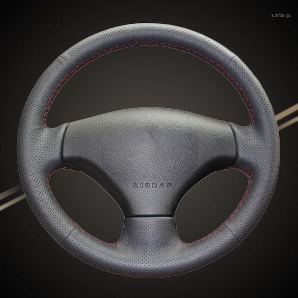 

car braid on the steering wheel cover for 206 2007-2009 207 c2 car-styling auto braiding wheel covers1