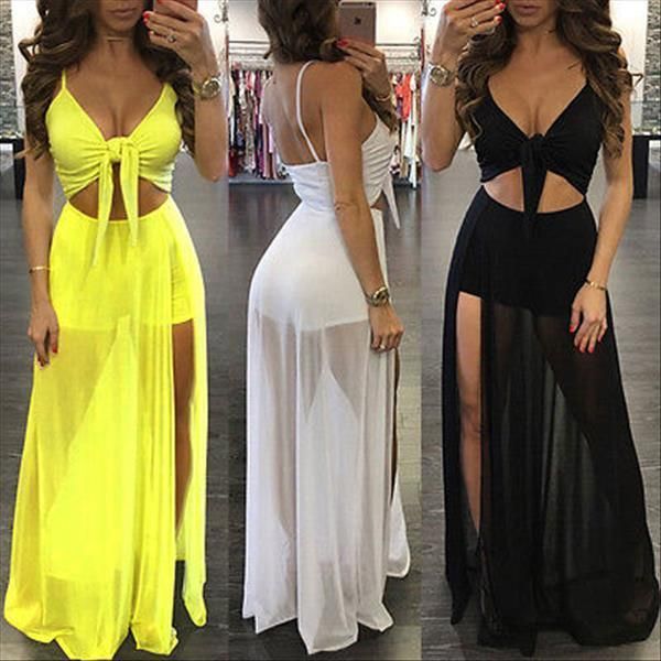

women summer boho long maxi dress evening party beach dresses sundress ladies womens sundress, Black;gray