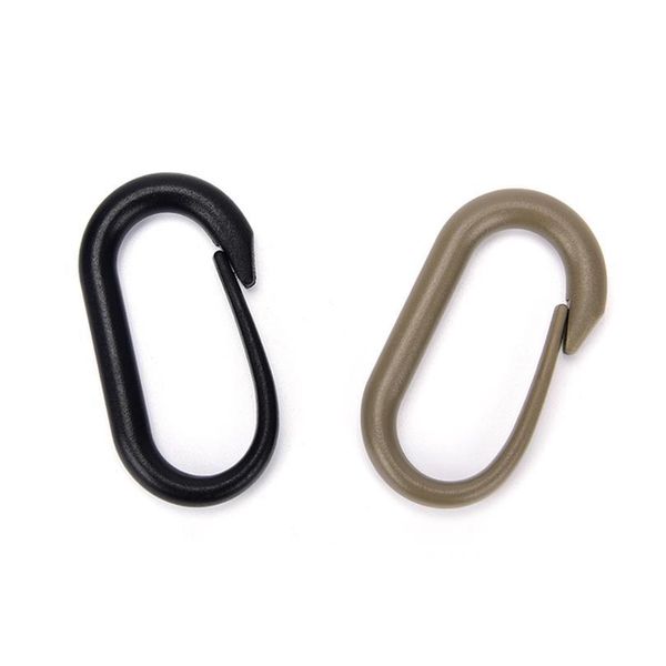 

u-ring nylon outdoor molle webbing backpack locking carabiner buckle keychain ring for tactic jllhgv