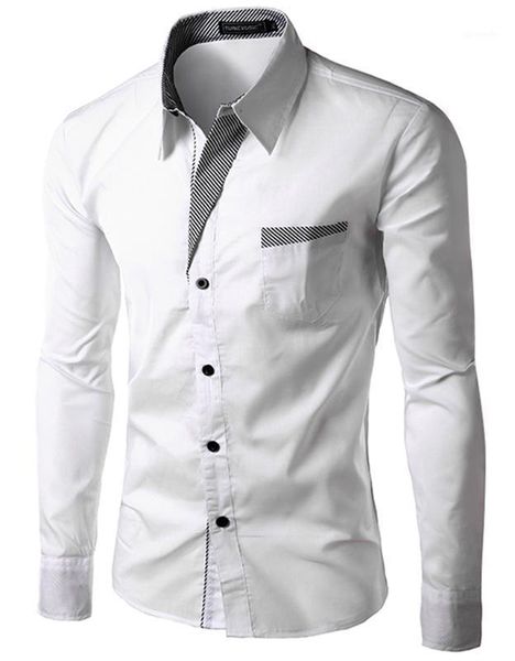 

2015 new mens shirts casual slim fit stylish dress shirts color:white,black,red,navy blue size:-4xl 80121
