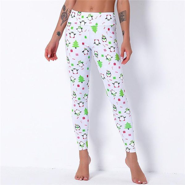 

yoga outfits christmas leggings women high waist fitness pants ladies animals printed polyester halloween1, White;red