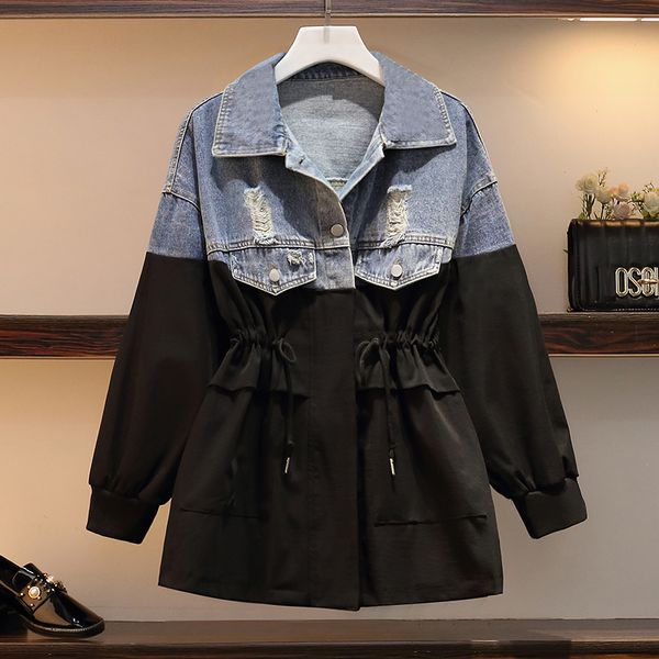 

large size l-4xl 2019 autumn nieuwe vrouwen jurk hoge kwaliteit mode elegante vestidos 9947 1026, Tan;black