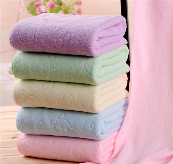 

nano microfiber 70*140 three seconds quick dry comfort experience perfect home bath towel embos sqcbev new_dhbest