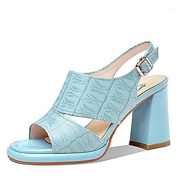 

lovexss women high heels mary jane shoes round head female pumps thick heels ladies party shoes embossing 2020 new size 33-431, Black