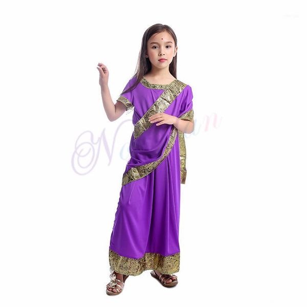 

new style bollywood girls india saree kaftan sari dress clothing sari halloween costumes clothes for women1, Red