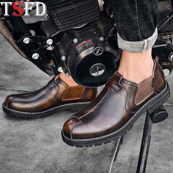 

low man work boots large size men's rubber boots breathable summer men's shoes slip-on flats footwear retro walking shoes a4, Black