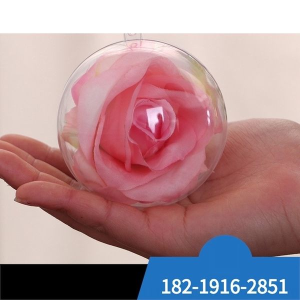 

vi3fp пластик ps прозрачный полый прозрачный акрил 4 ~ 16см ballcandy box рождество коробка конфеты мяч мяч рождественские украшения uy63u