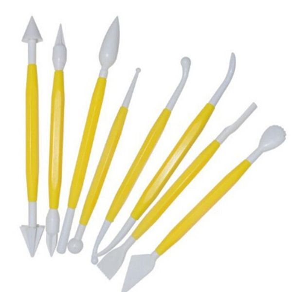 

8pcs/lot plastic poly form sculpey tools set for shaping clay play dough toys clay sculpting set polymer modeling cl jlliqq