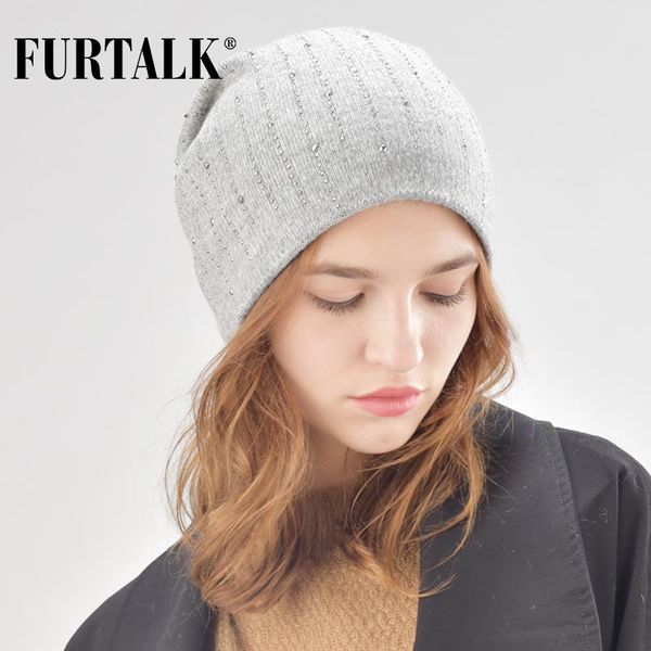 

new wool winter hat for women knit beanie hats for girls, Blue;gray