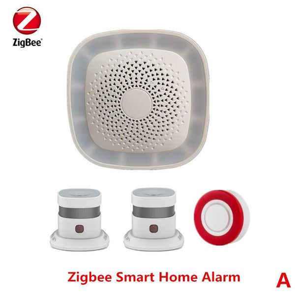 

2020 zigbee smart hub gateway home alarm system diy wifi security alarm system