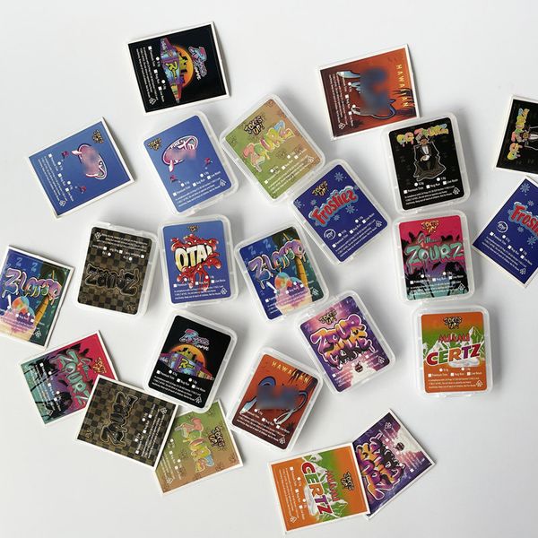 

jokes up plastic shatter case bottle packaging 0.5g 1g wax concentrate container with strain labels