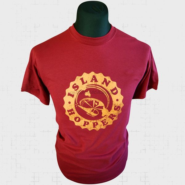 

island hoppers magnum pi new retro red tv 80's vintage hawaii cool new funny new funny sport hooded sweatshirt hoodie t shirt