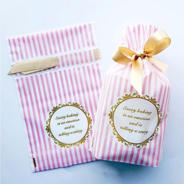 

lbsisi life 50pcs plastic candy cookie drawstring bag treat with ribbon snack candy birthday party wedding favor gift bags bbyhgv