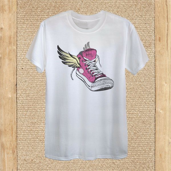 

pink trainer with wings sneaker plims design quality cotton retro hoodie designers t shirts sweatshirt