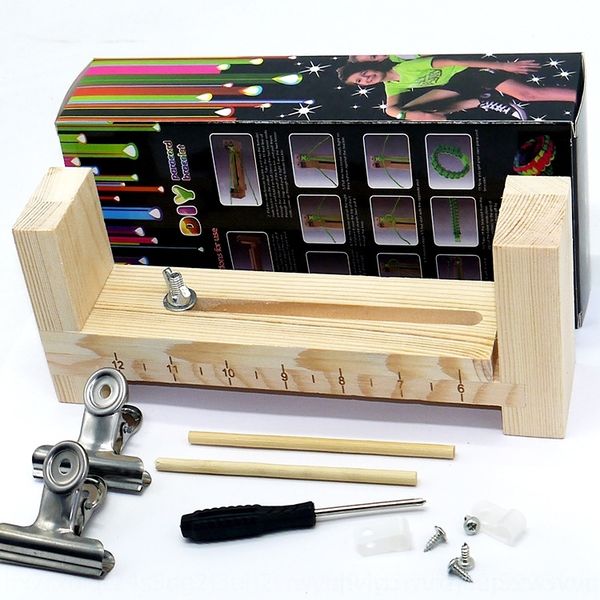 

bpmhc diy toolsbracelet toolhand zn3wb браслет игрушка вязальщица руки вязальные инструменты на раме деревянных творческий diy машины вязаль, Golden;silver