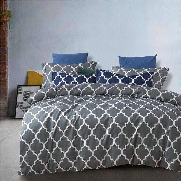 

3 colors print bedding set 3pcs duvet cover set (duvet cover+pillowcase) polyester comforter quilt cover home textile bed sets1