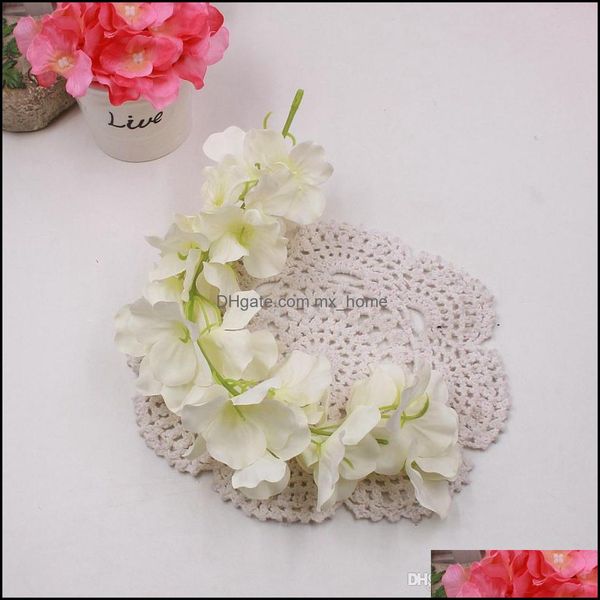 Großhandel 30 cm Rattan Strip Wisteria künstliche Blumenrebe für Hochzeits Heimparty Kinder Zimmer Dekoration DIY Craft Fake Blumen Drop Lieferung