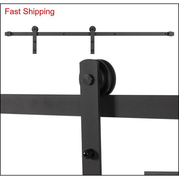 

6ft antique country style steel sliding barn door closet hardw qylthr bde_luck