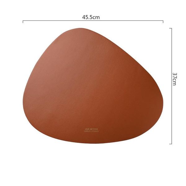 

pad mat decorative coffee coasters pu leather placemat european style leather table mat placemats home decoration bbyego lipper