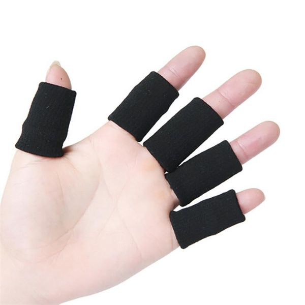

elbow & knee pads 1set fingers professional sports finger knuckles nylon basketball sporting goods hurdles, Black;gray